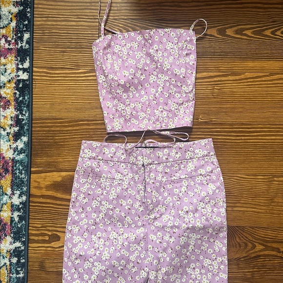 Zara Purple Floral Set - Picture 5 of 8